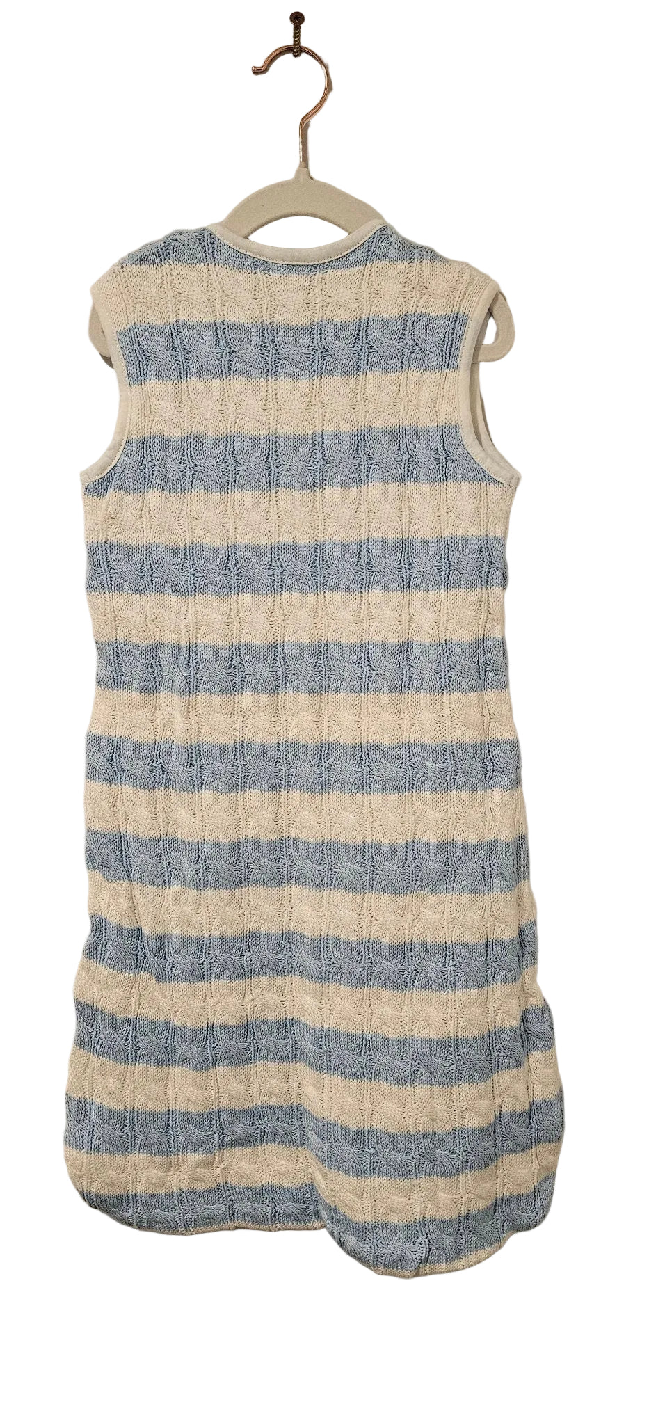 George Blue Striped Knit Sleep Sack, 6M – Pre-Loved