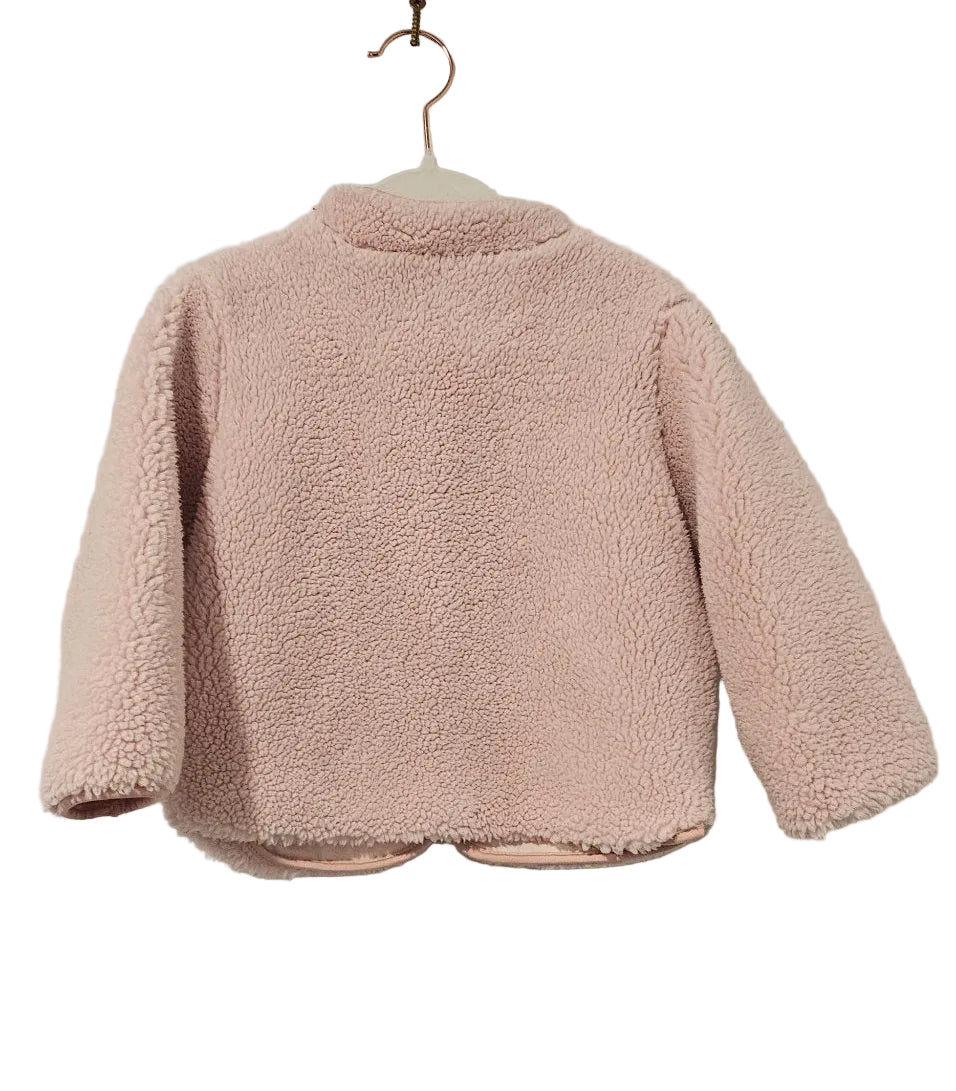 H&M Blush Pink Sherpa Zip Jacket – Pre-Loved