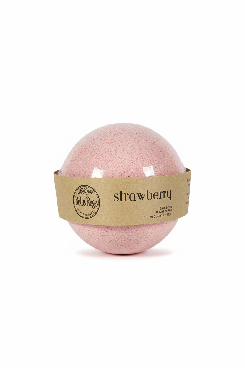 BellaRose Bath Company Bomb Strawberry $8