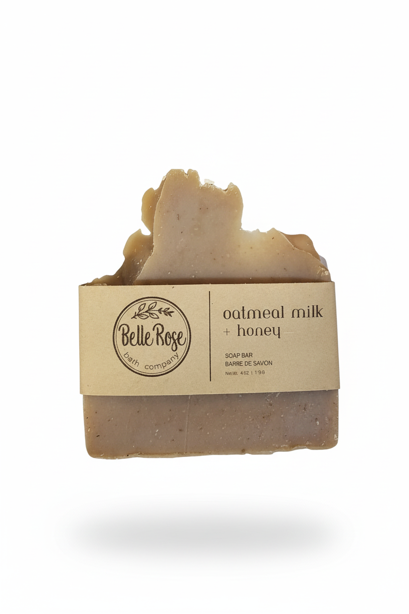 BellaRose Bath Company Soap Bar Oatmeal Milk & Honey $9