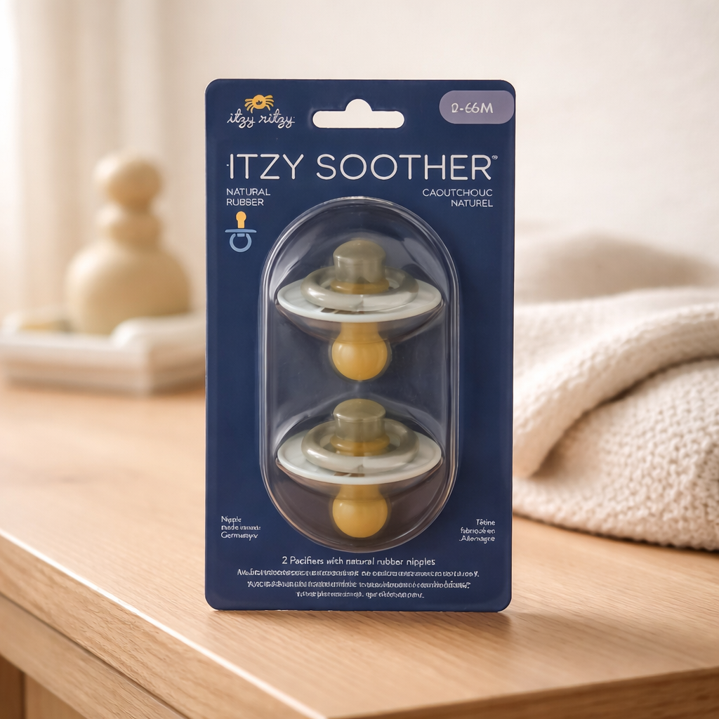 *New Size* Itzy Soother™ Natural Rubber Paci Sets