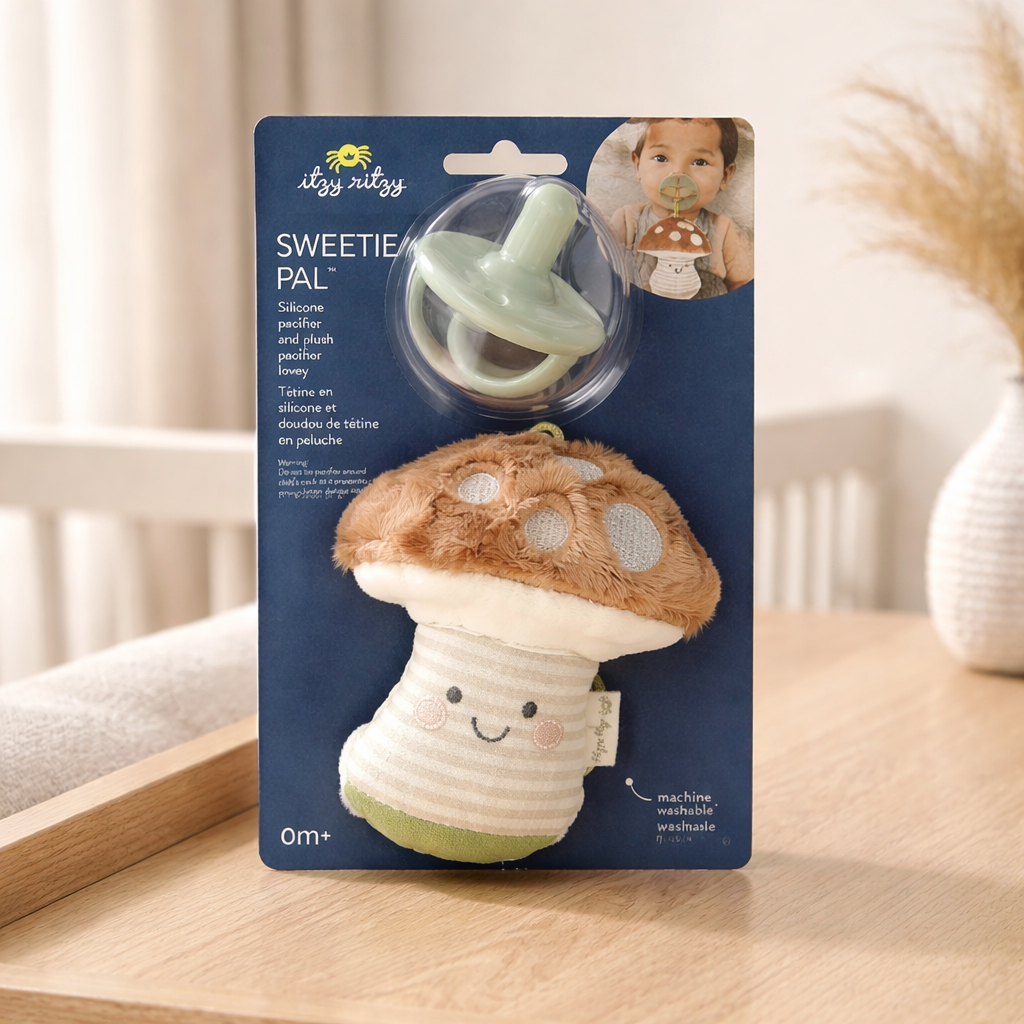 Itzy Ritzy Sweetie Pal™ Plush & Pacifier