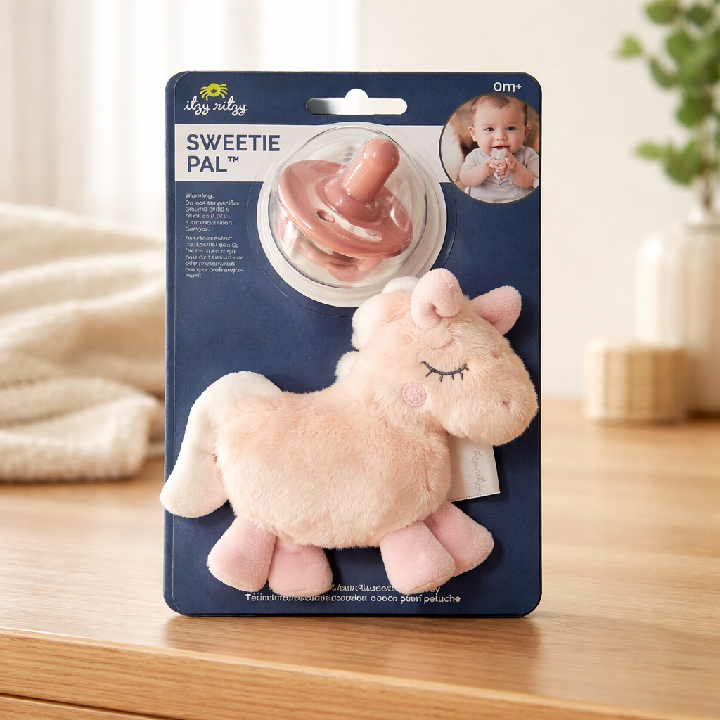 Itzy Ritzy Sweetie Pal™ Plush & Pacifier