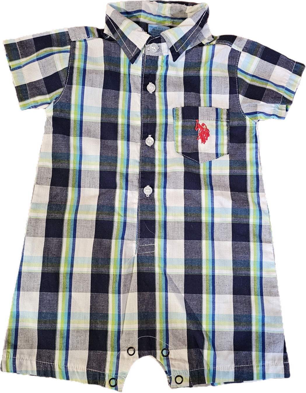 US Polo Assn Summer Romper 6-9 mth