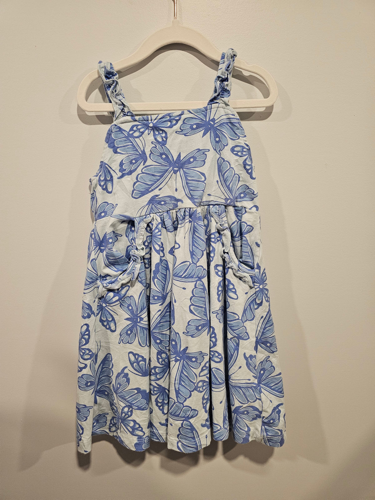 Etta Vee Dress Blue Butterfly 5T