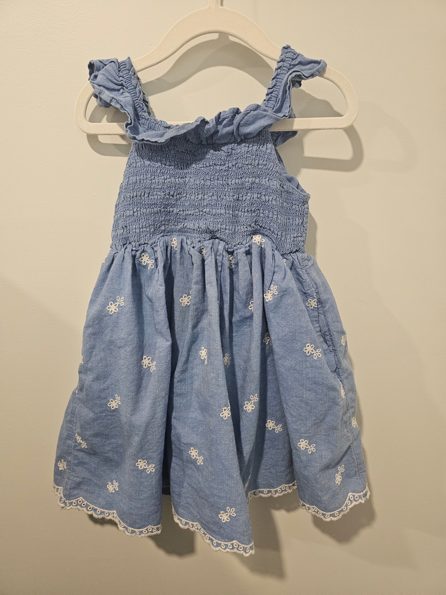Cat & Jack Denim with Flowers 4T