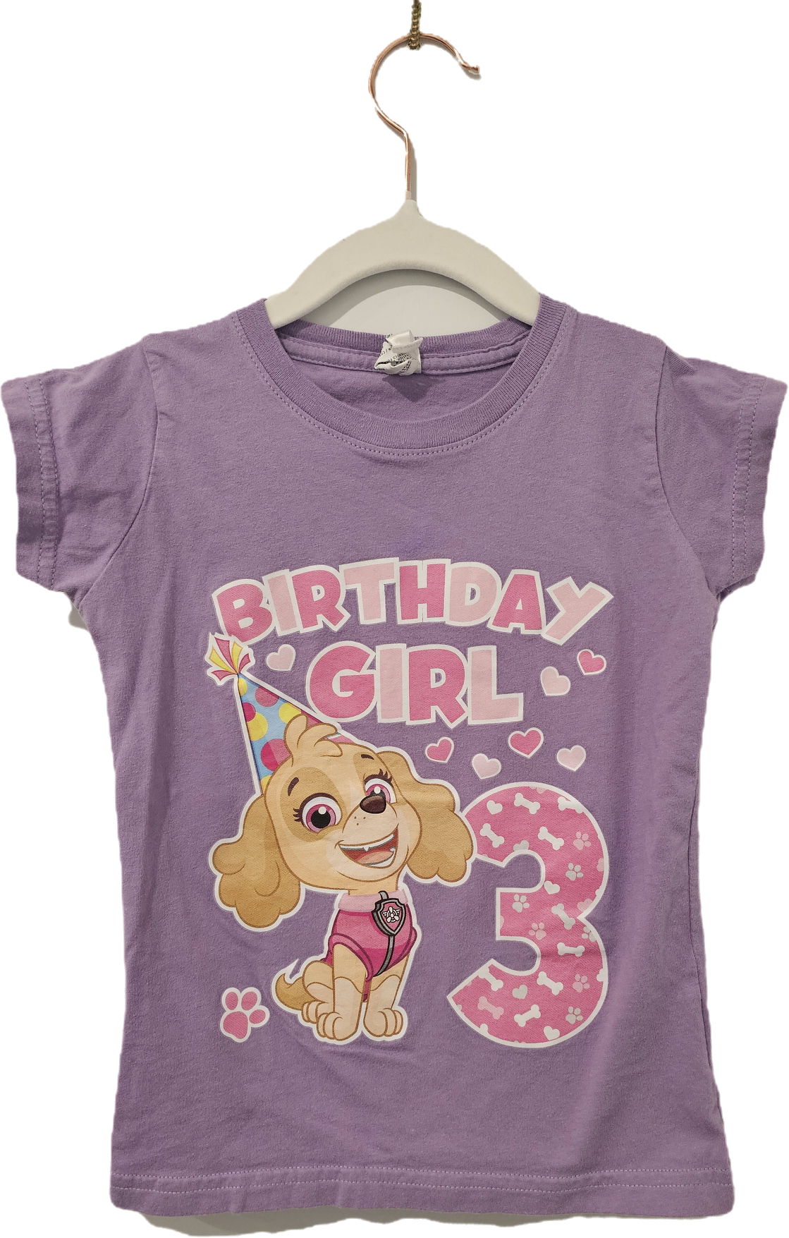 3rd Birthday Girl T Shirt Size 4