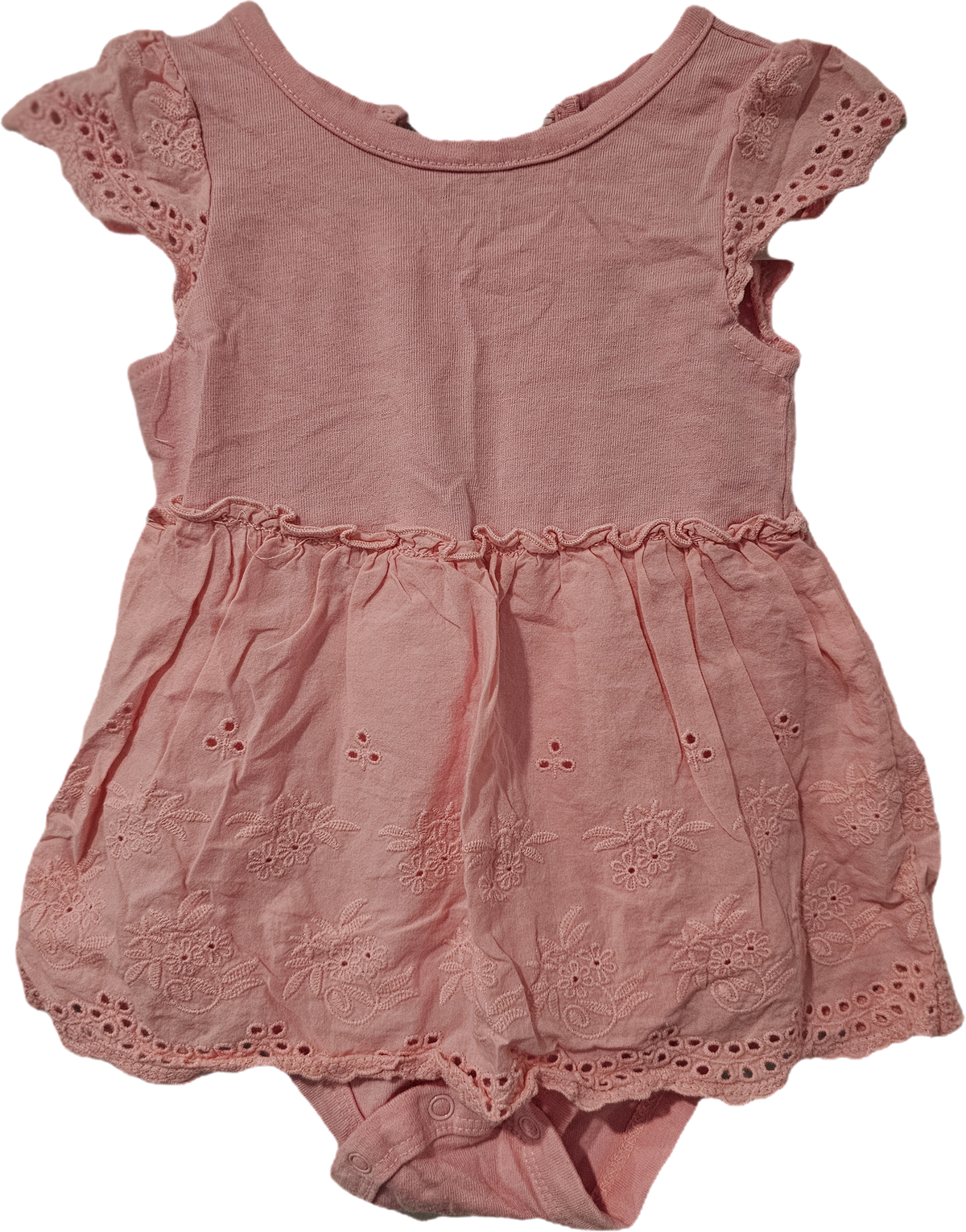 George Pink Onesie Dress 3-6m