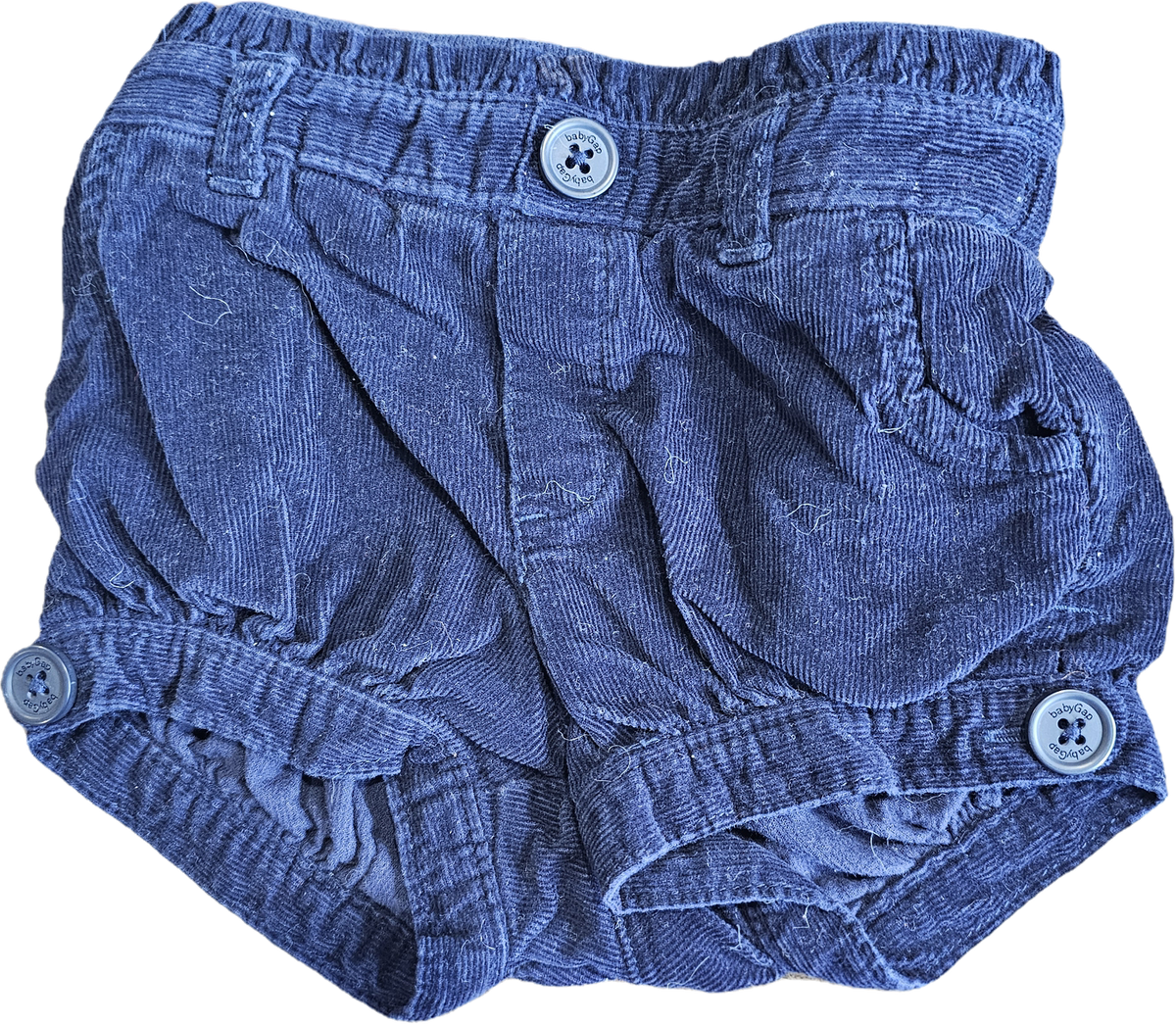 Baby Gap Corduroy Navy Shorts 6-12m