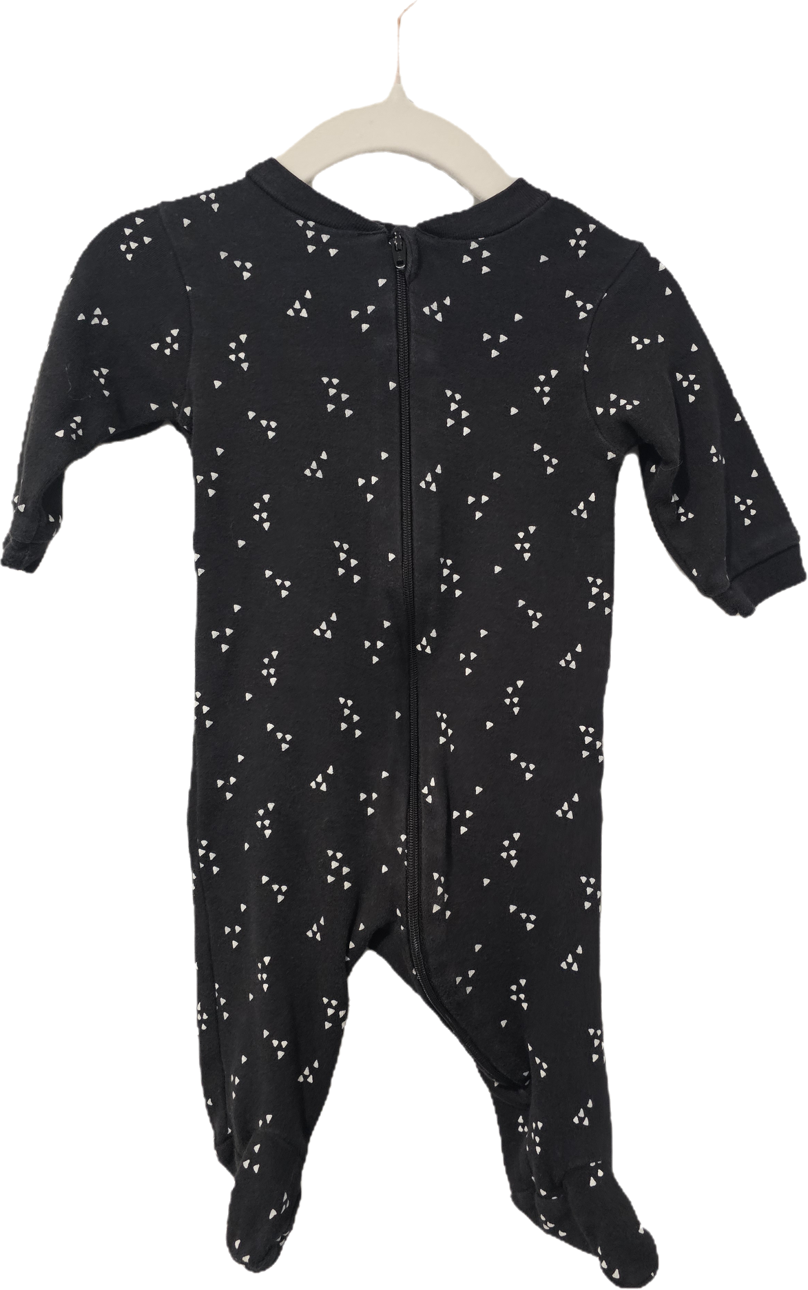 George Black White Sleeper 3-6m
