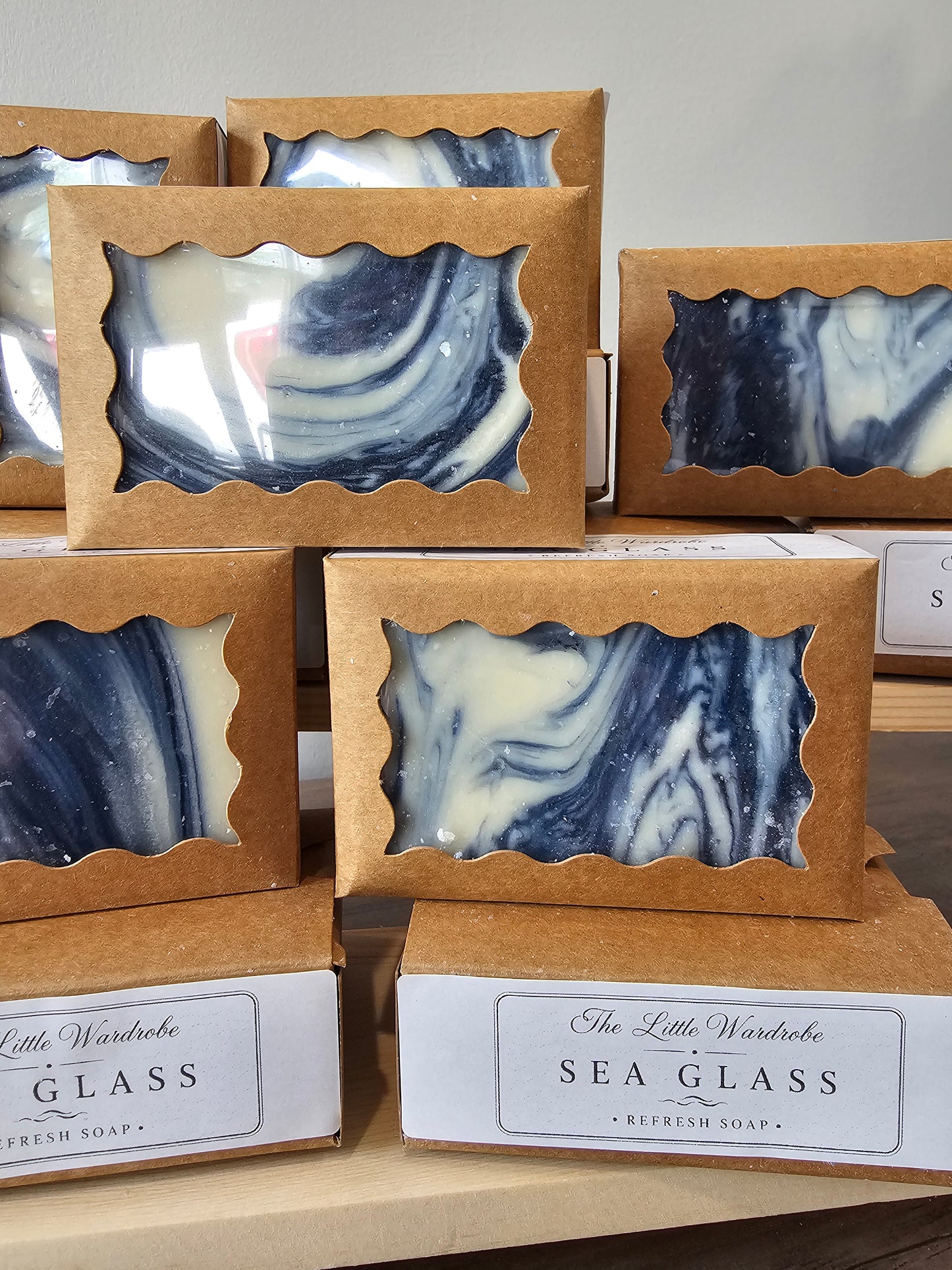 The Little Wardrobe-"Sea Glass" Gardeners Soap Bar
