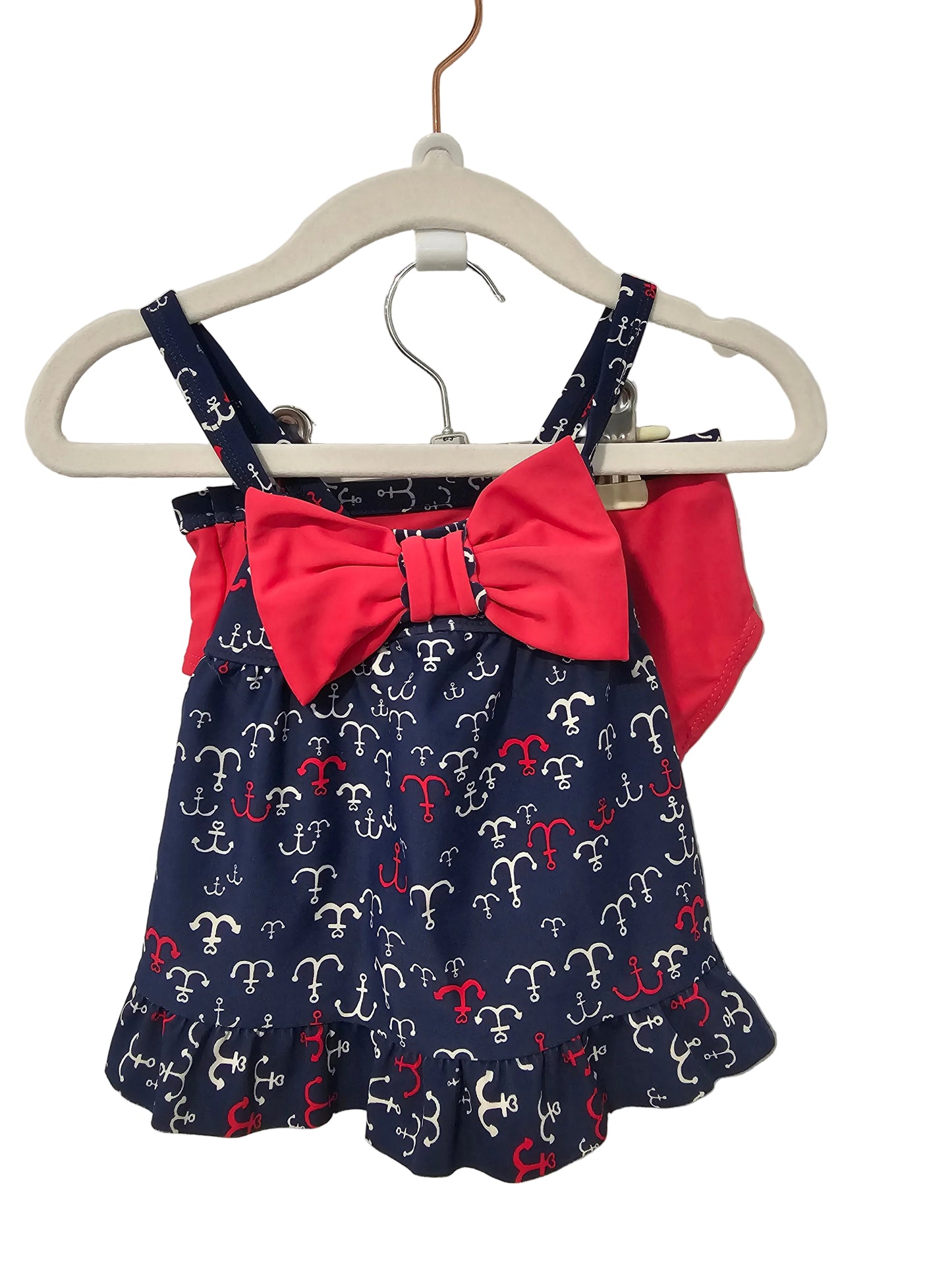 Navy Anchors Swimsuit 18-24m