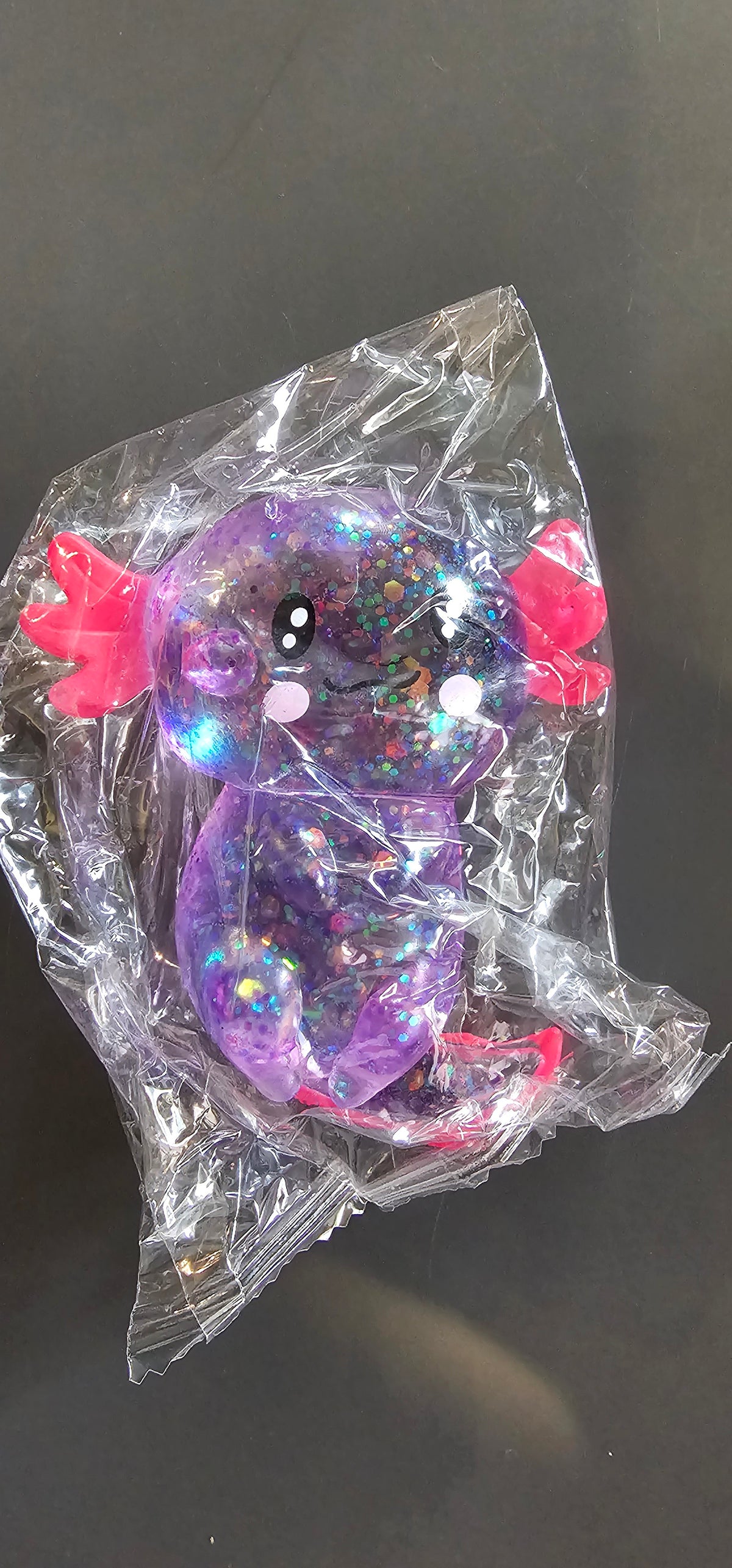 Squishy Axolotl Purple, Blue or Yellow