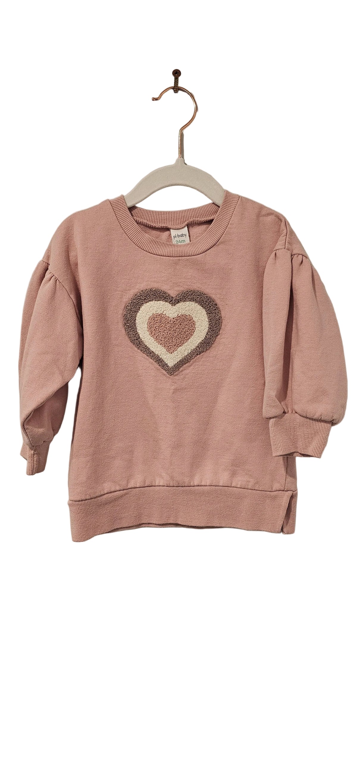 PL Baby Heart Sweatshirt 24m
