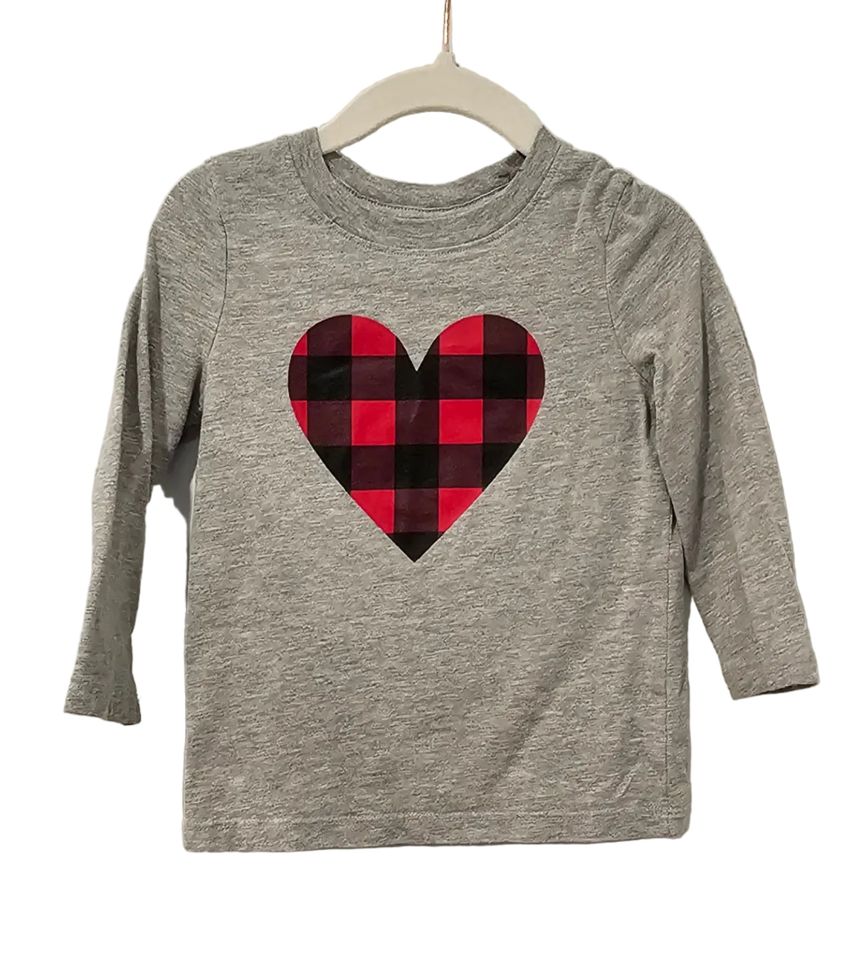 Cat & Jack Long Sleeved Heart Shirt 2T