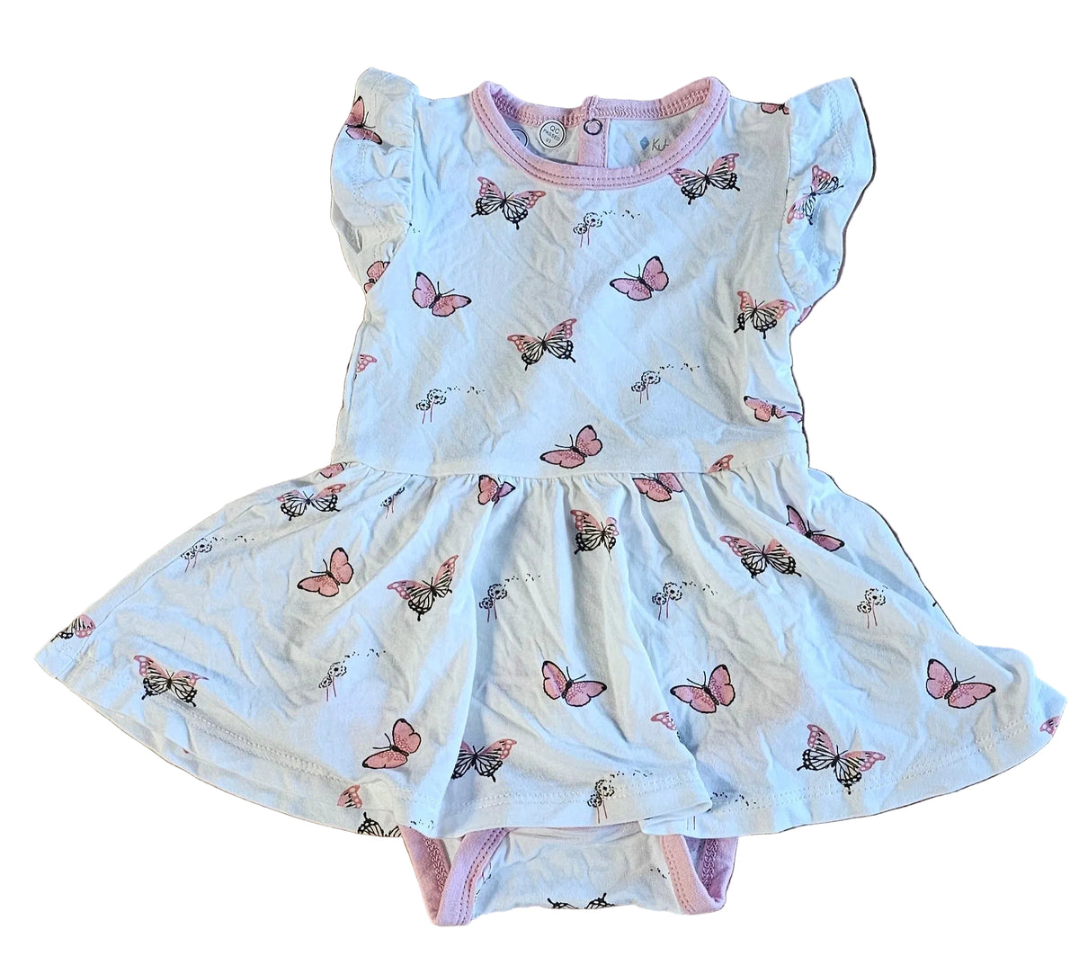 Kyte Twirl Bodysuit Butterflys 3-6m