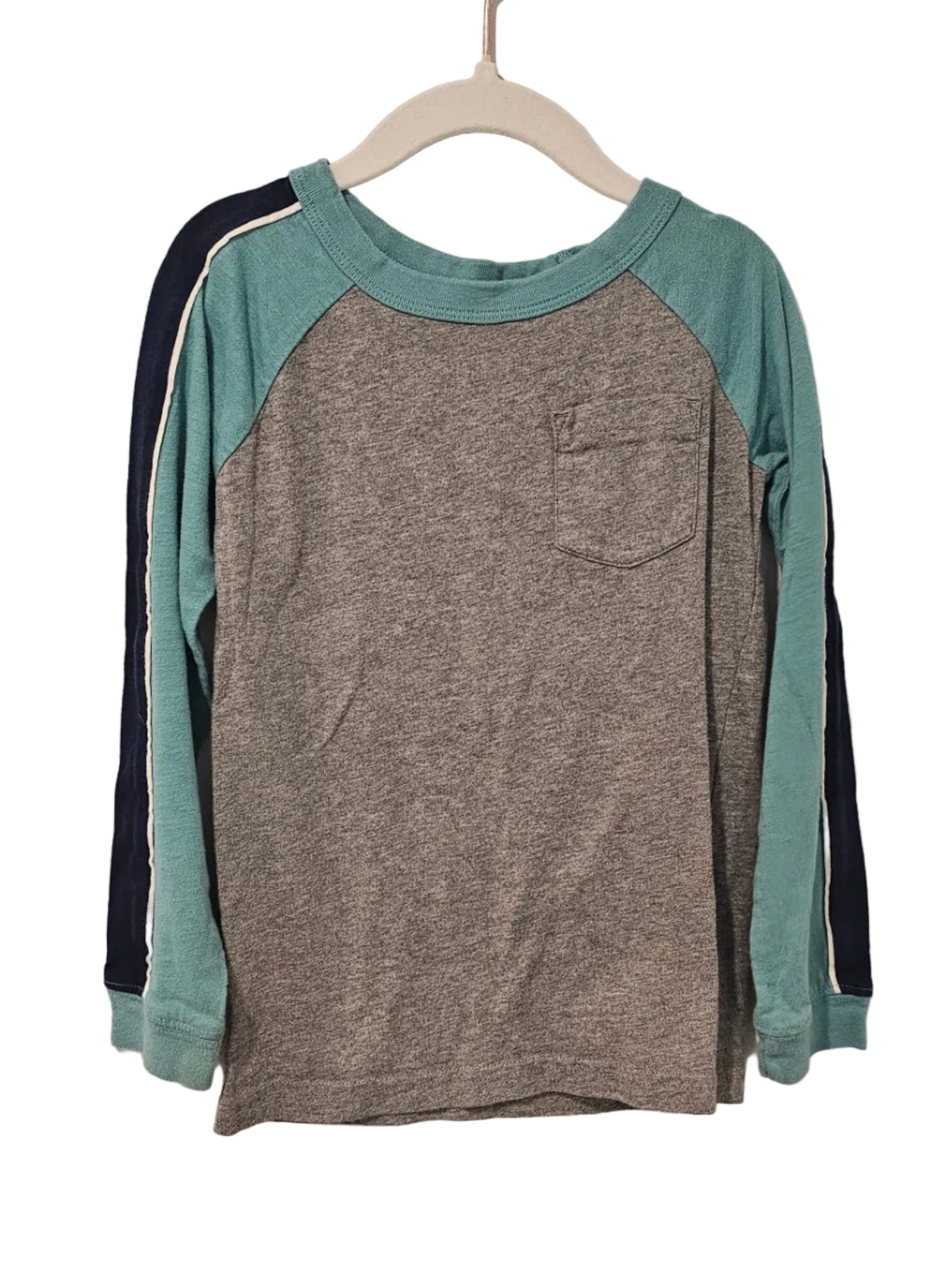 Carter's Blue and Grey Long Sleeved Shirt 5T