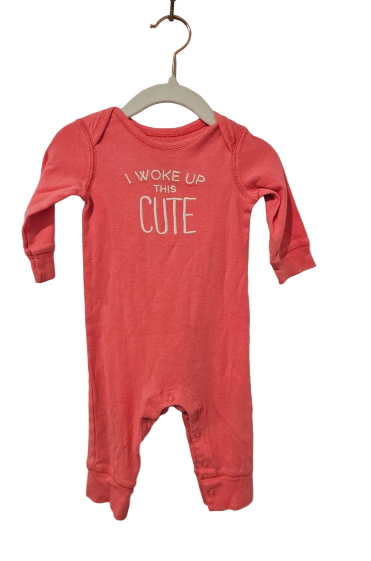 Carter's Full Piece Pink Romper 6m