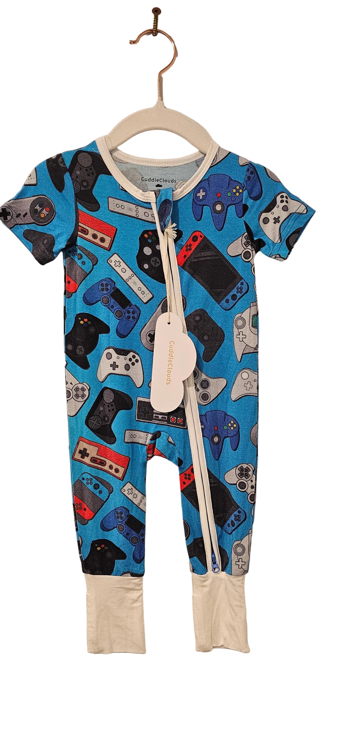 Cuddle Clouds Bamboo Short Sleeved Sleeper