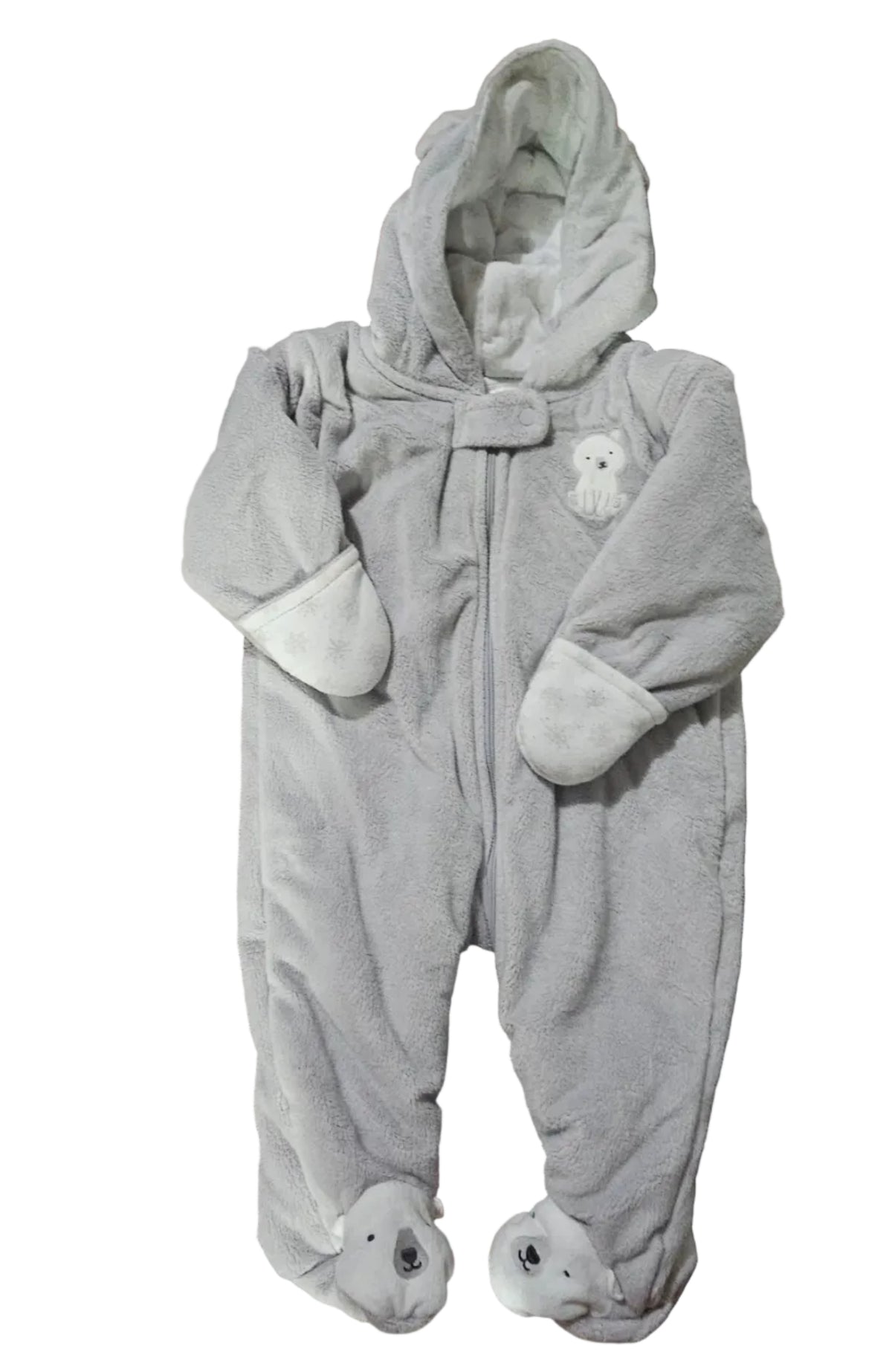 Carter's Polar Bear Fleece Snowsuit 6M