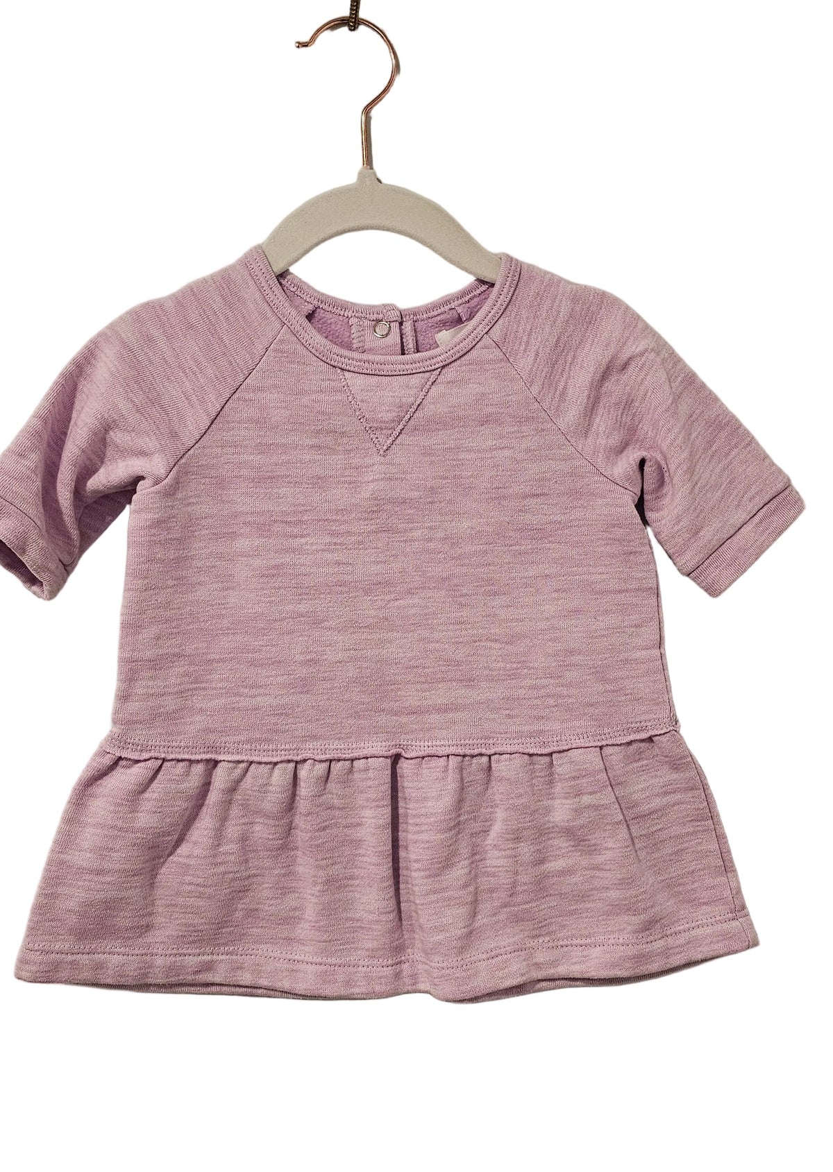 Joe Fresh Lilac Marled Sweatshirt Dress 6-12M