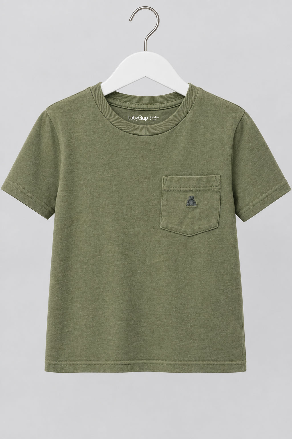 Gap Sage Green Pocket Tee 4T
