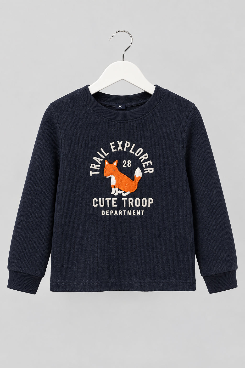 Carter's Navy Fox "Trail Explorer" Graphic Sweatshirt 5T