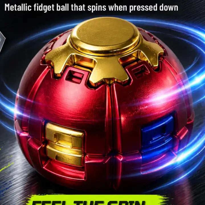 Spinner Ball Fidget Toy Metallic – New