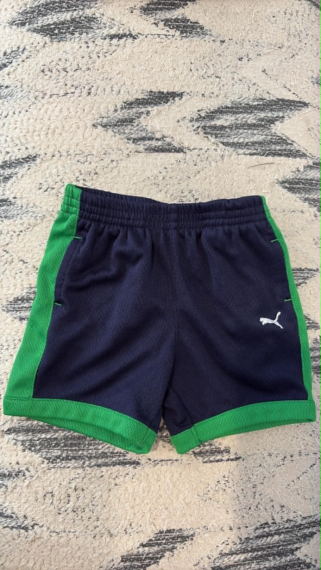 Puma Green Blue Shorts