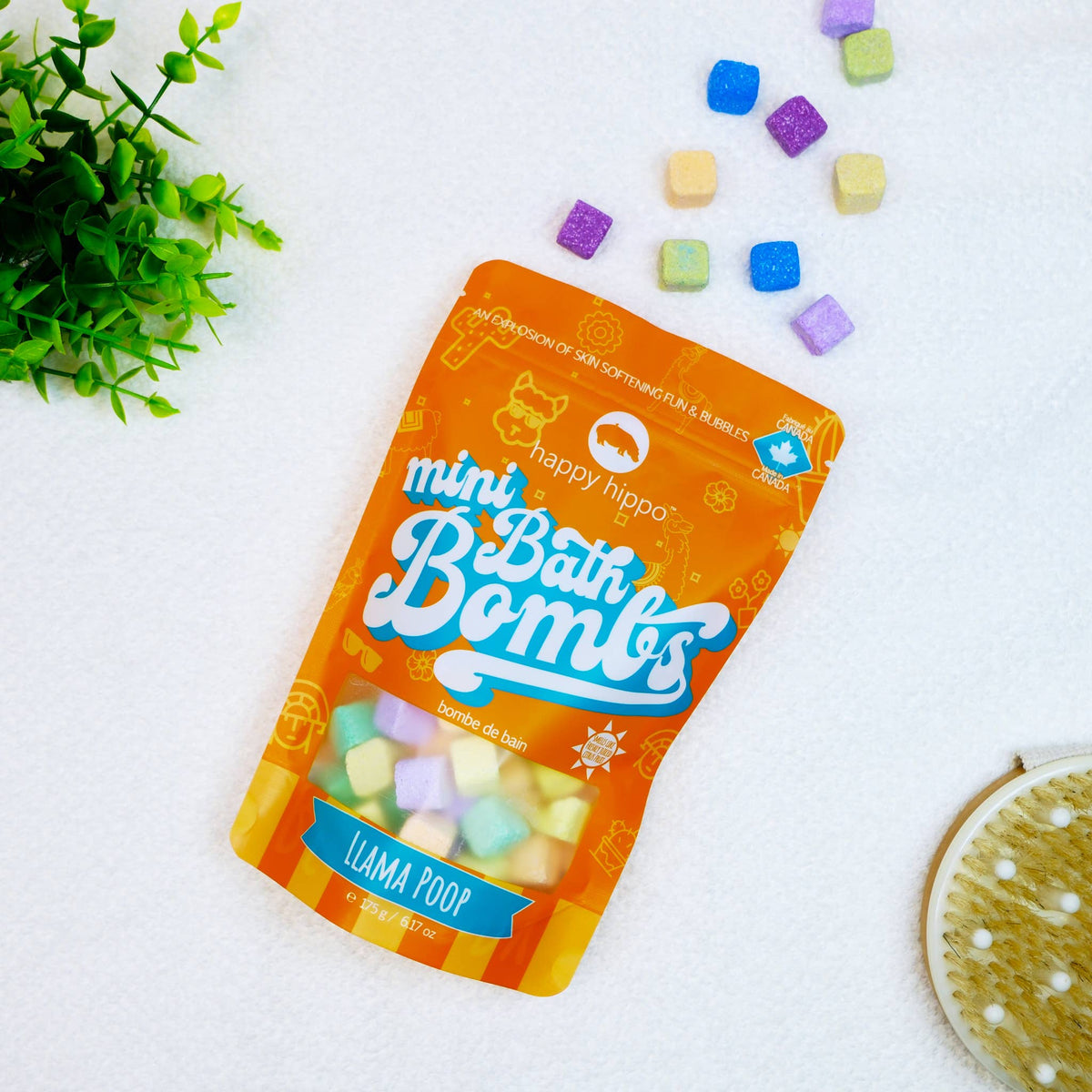 Llama Poop - Mini Bath Bombs- Gift Bag