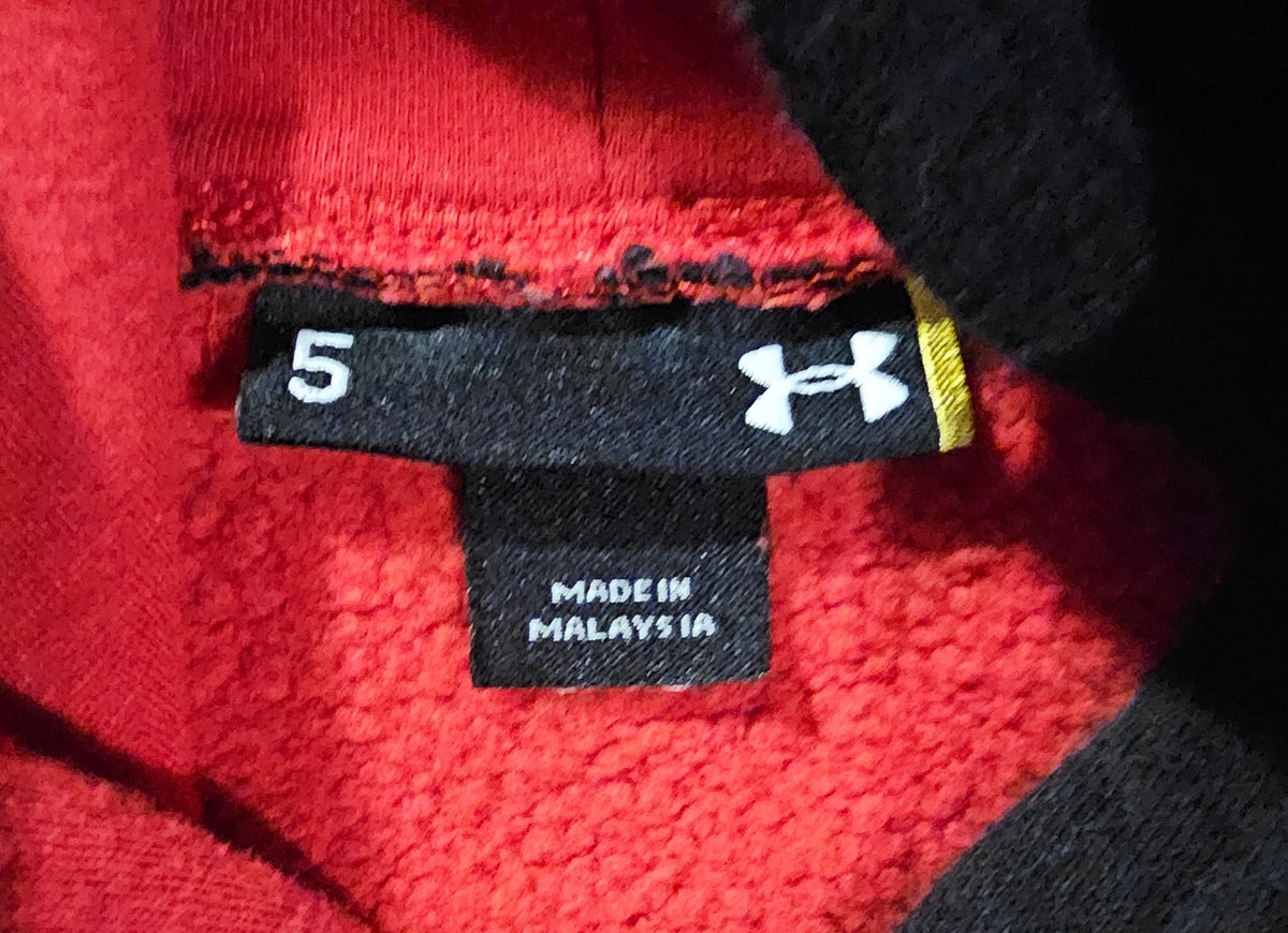 Under Armour size tag, size 5