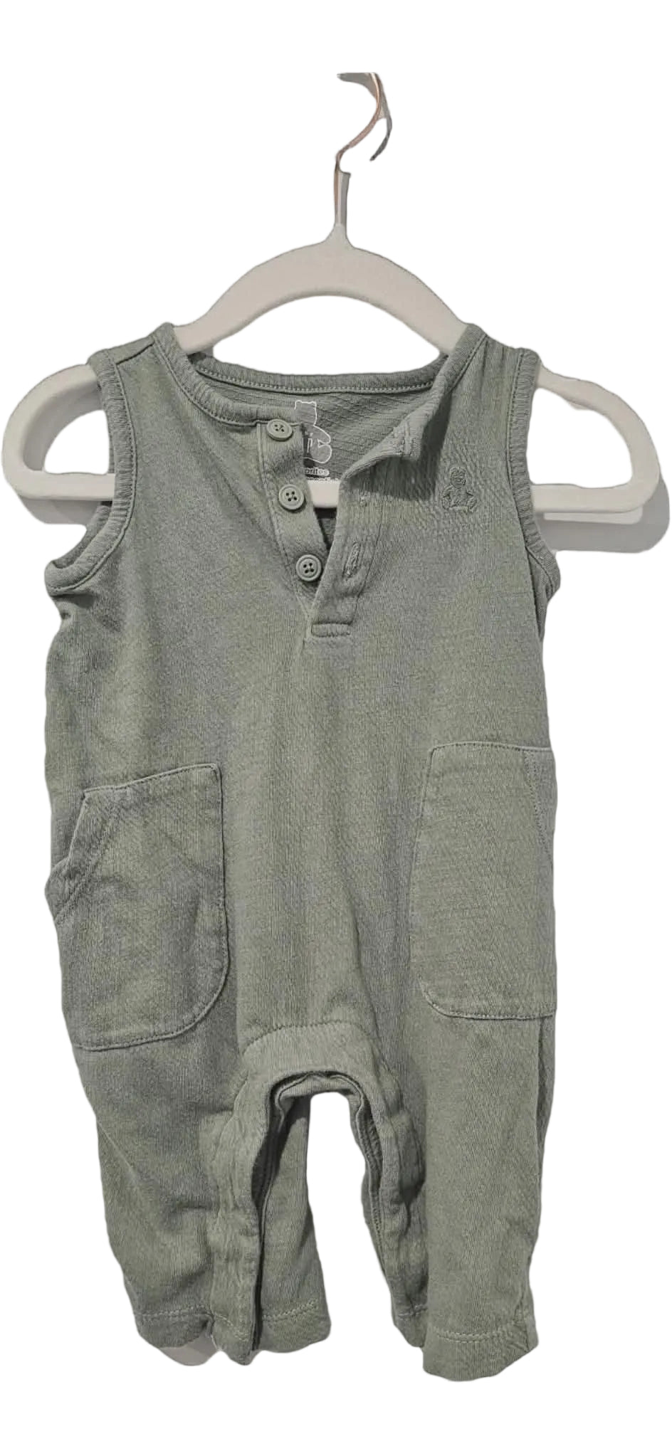 Baby Gap Green Romper NB