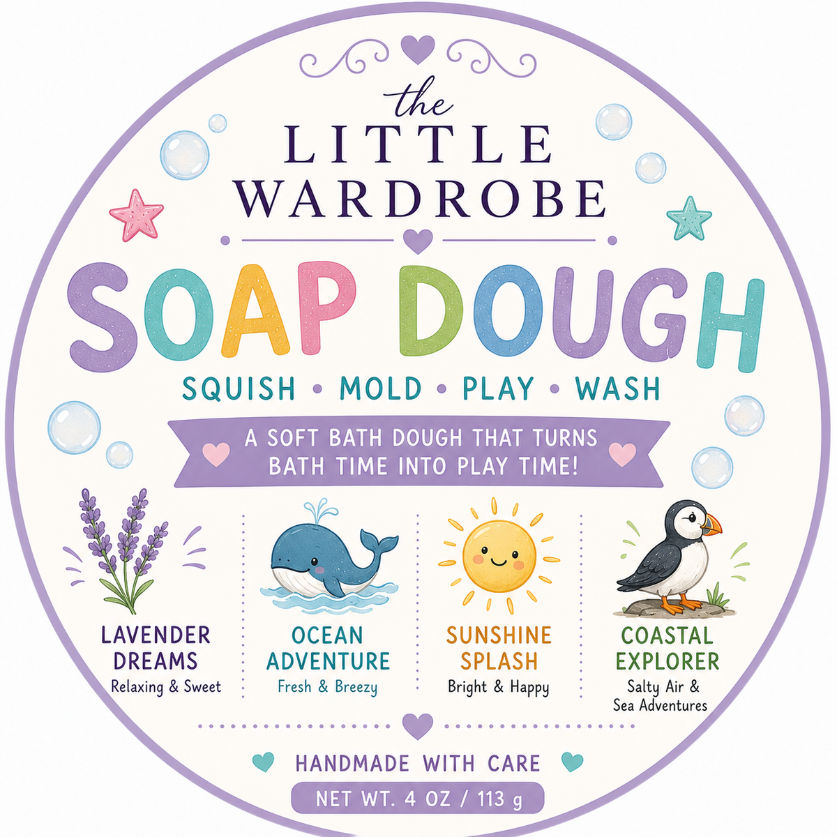 The Little Wardrobe "East Coast Collection" Soap Dough