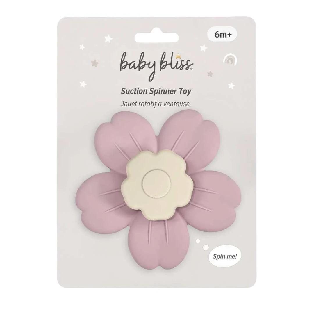 Baby Bliss Suction Spinner Toy - Flower