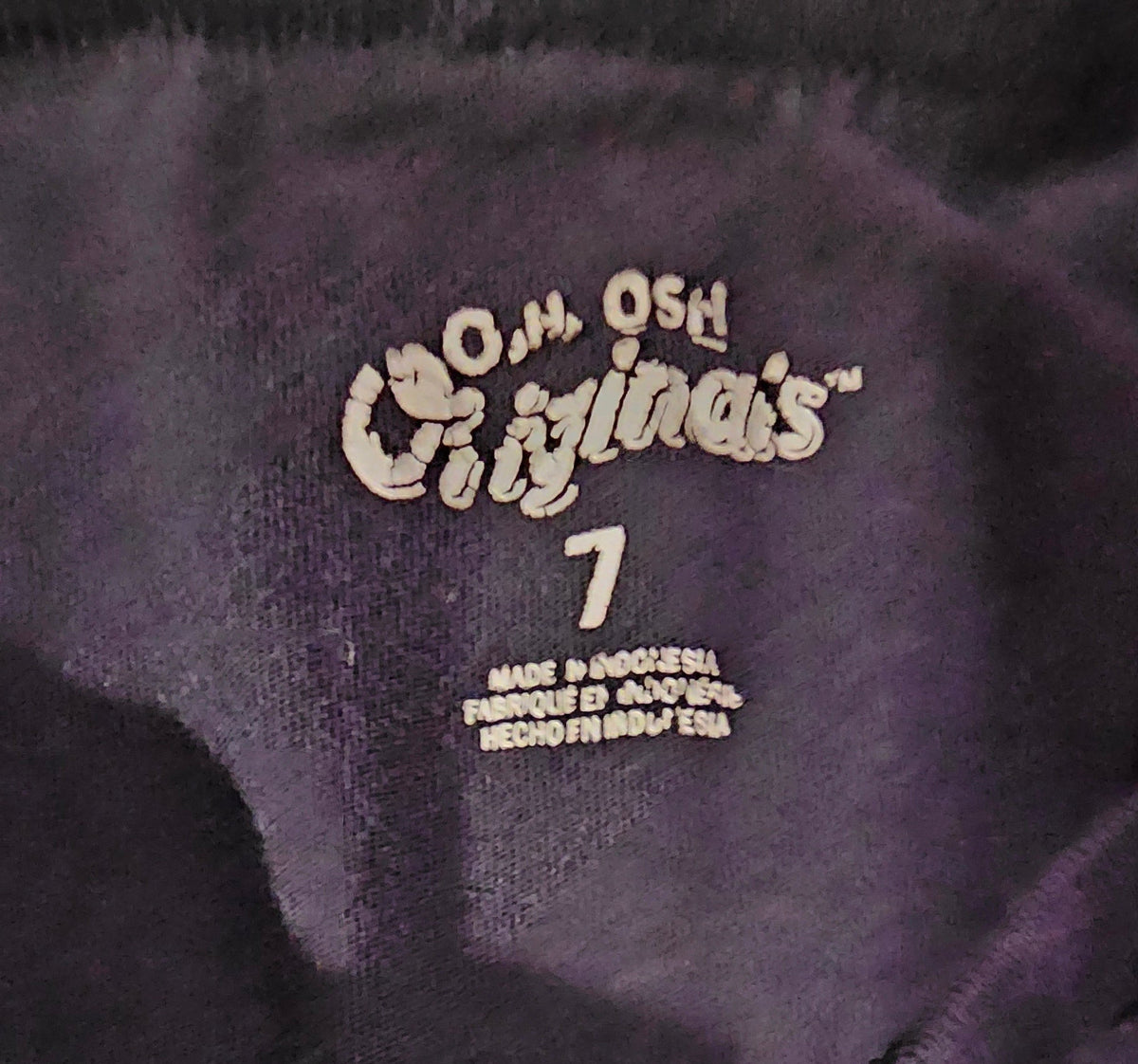 OshKosh Originals size print, size 7
