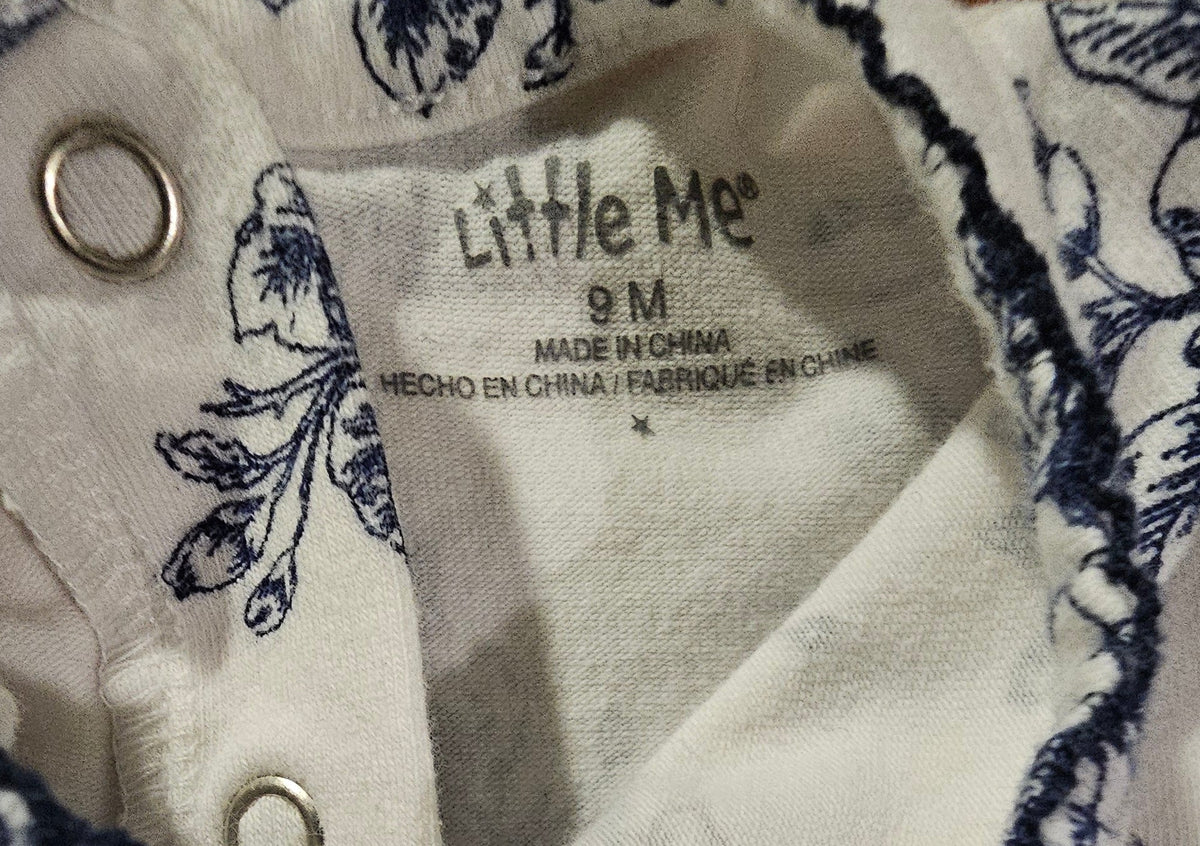 Little Me label, size 9 months