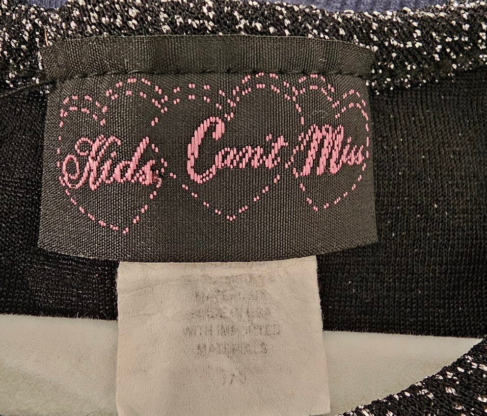 Kids Can't Miss brand tag close-up