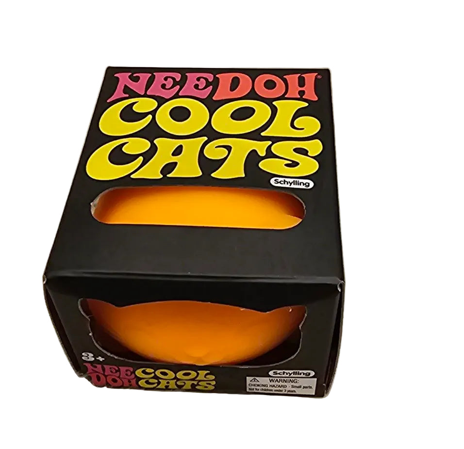 NeeDoh Cool Cats, Orange – New