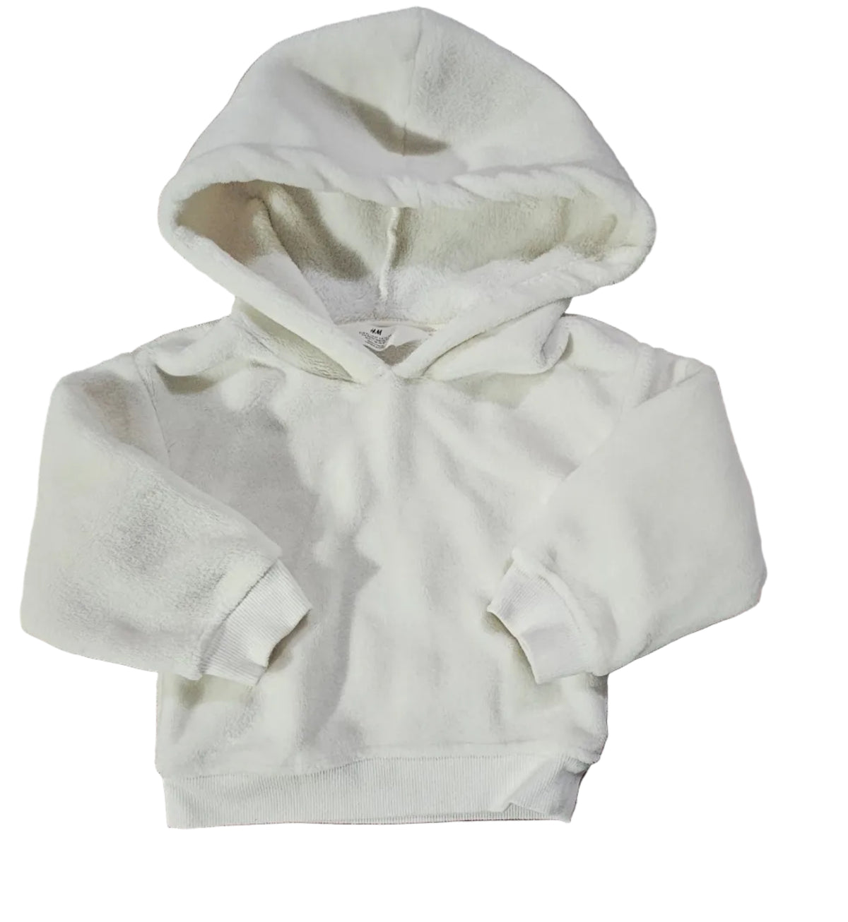 H&M cream fleece hoodie