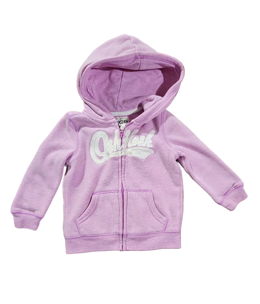 OshKosh B’gosh Lavender Zip Hoodie, 18M – Pre-Loved - photo 1