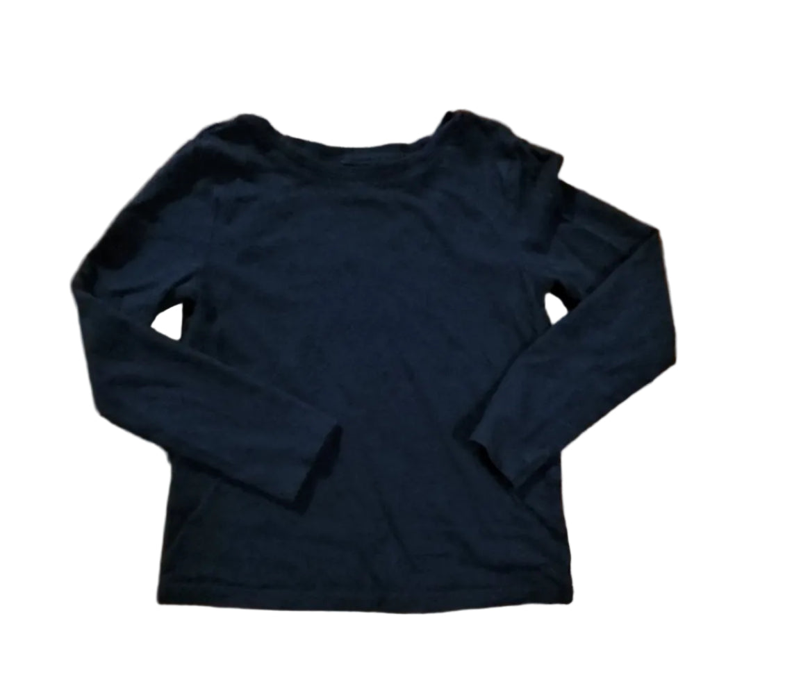 The Children’s Place Navy Long-Sleeve Shirt, 5/6 – Pre-Loved - photo 1