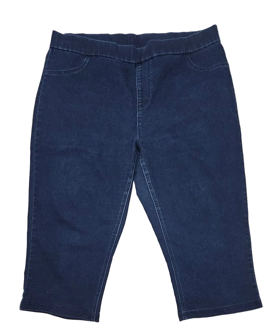 Classic Editions Dark Wash Capri Jeans XXL
