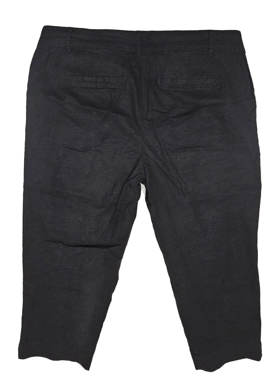 Reitmans Black Button-Front Pants 12 Petite