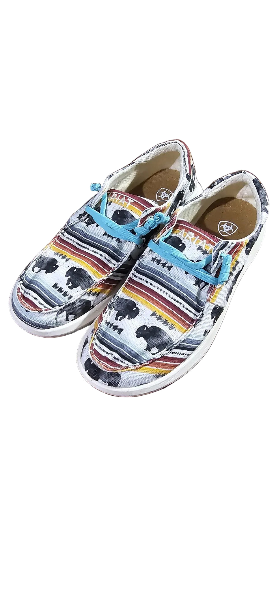Ariat Buffalo Print Slip-On Shoes, US 7 – Pre-Loved