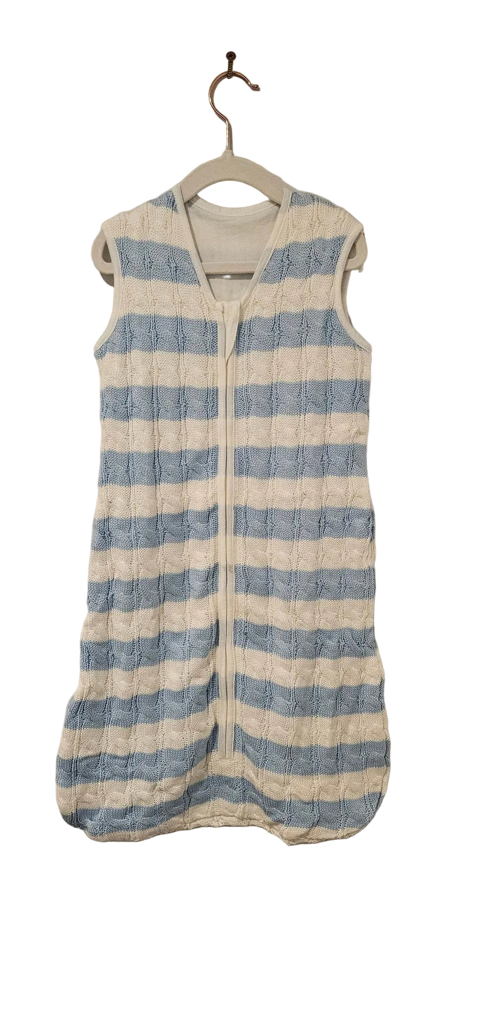 George Blue Striped Knit Sleep Sack, 6M – Pre-Loved