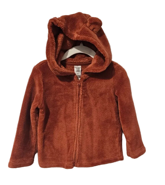 Child of Mine by Carter's Rust Fleece Hooded Jacket, 24M – Pre-Loved