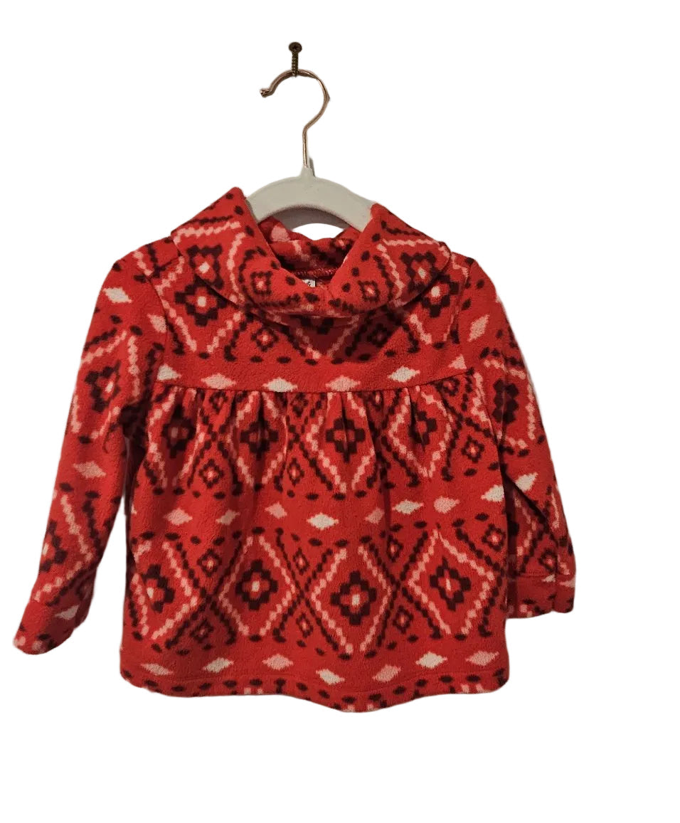 Old Navy Red Aztec Print Fleece Dress, 18-24M – Pre-Loved
