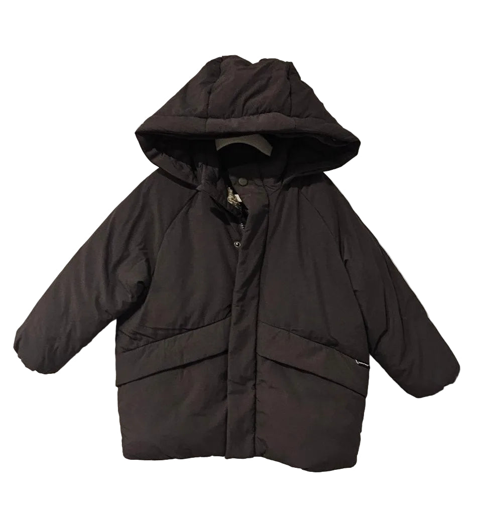 Zara Black Sherpa-Lined Puffer Winter Coat, 3-4Y – Pre-Loved