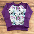 Hummingbird Floral Grow With Me Sweater: 1-3 Years