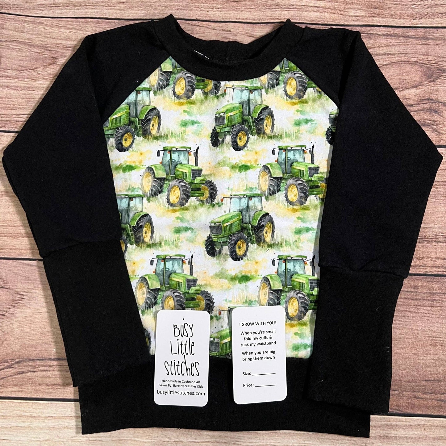 Big Green Tractor Grow With Me Sweater: 18 Months - 4 Years